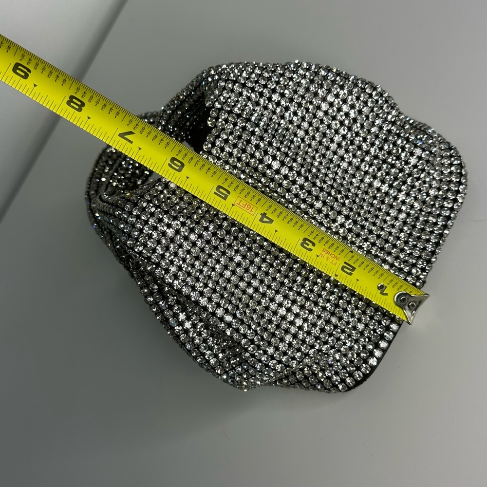Green Rhinestone Handbag - Picture 7 of 8